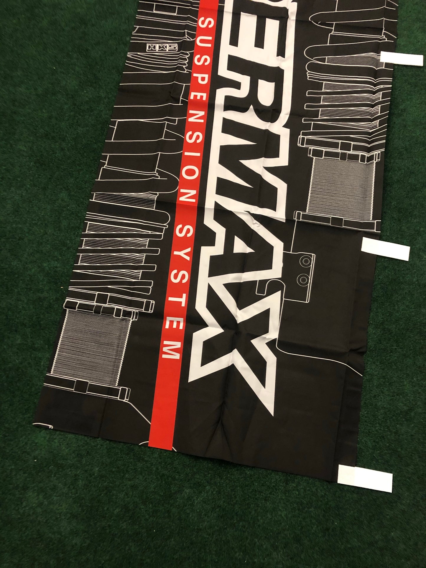 HKS Hipermax Suspension Nobori Banner