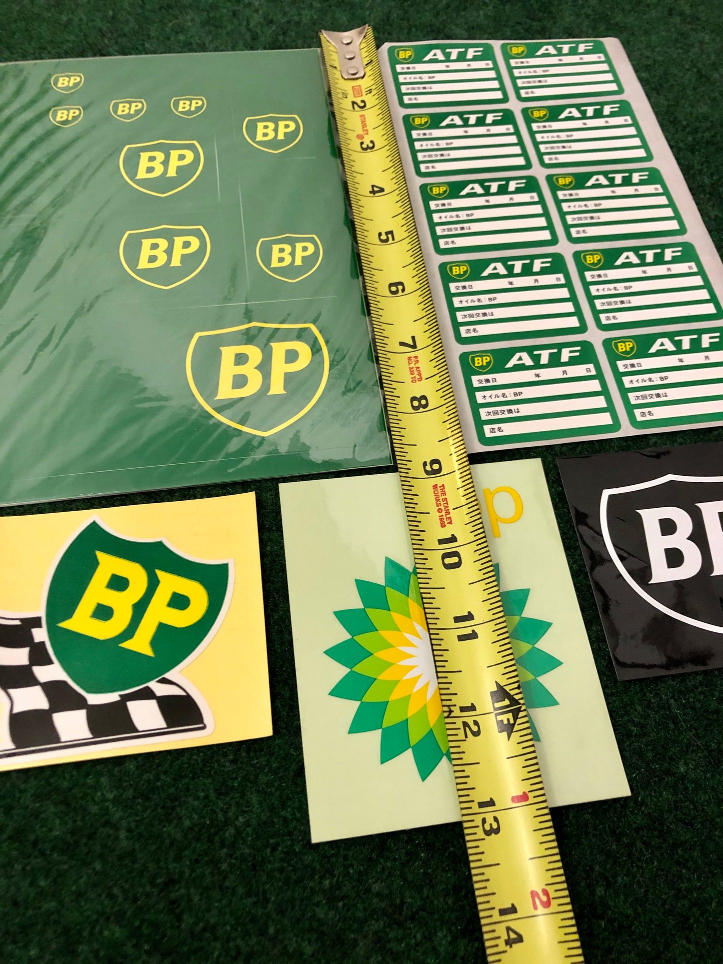 BP Oil & Gas Stickers - Set of 5