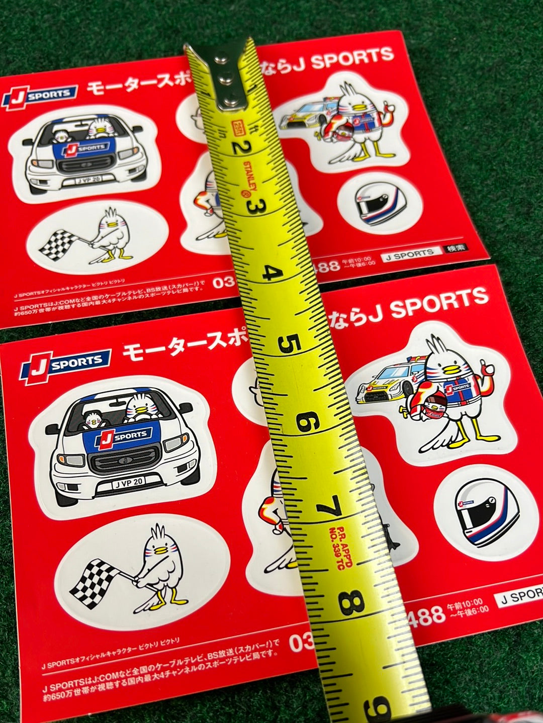 J Sports Racing - Car, Motorcycle and Mascot Sticker Sheet Set