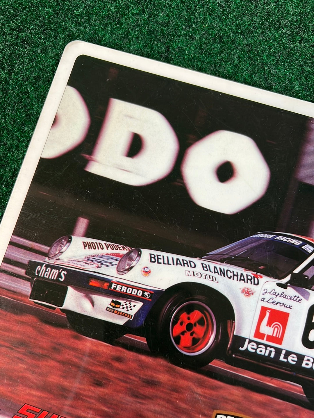 Porsche 930 Turbo “Super Car” Vintage Plastic Sign