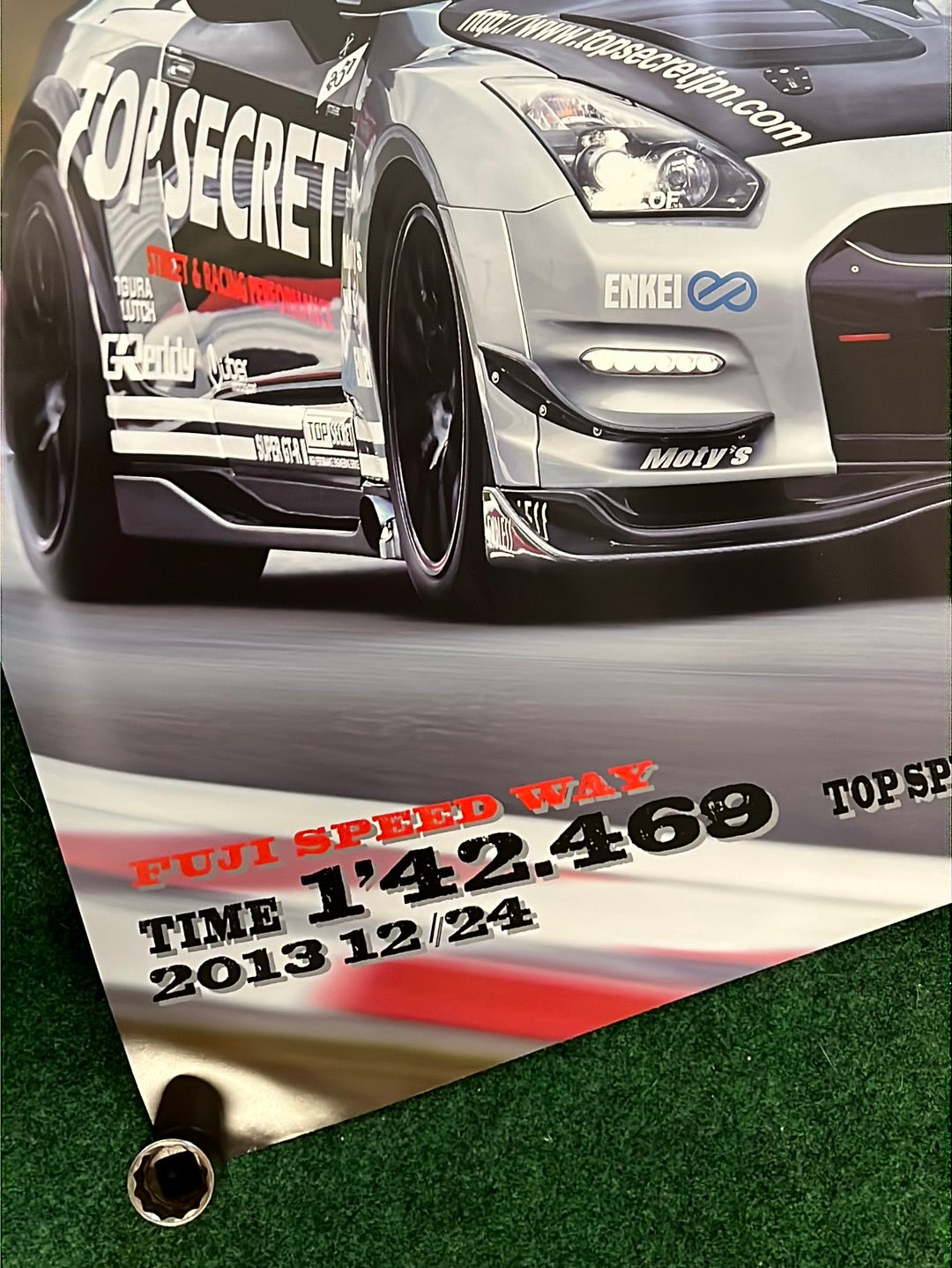 Nissan R35 GT-R Top Secret Double-sided Poster