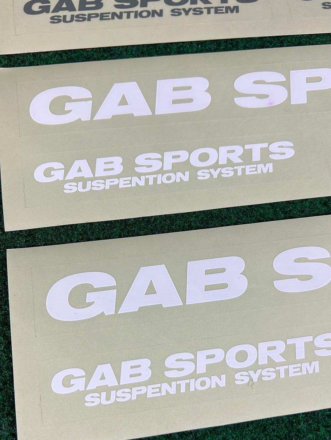 GAB SPORTS - Sticker Sheets & Logo Set