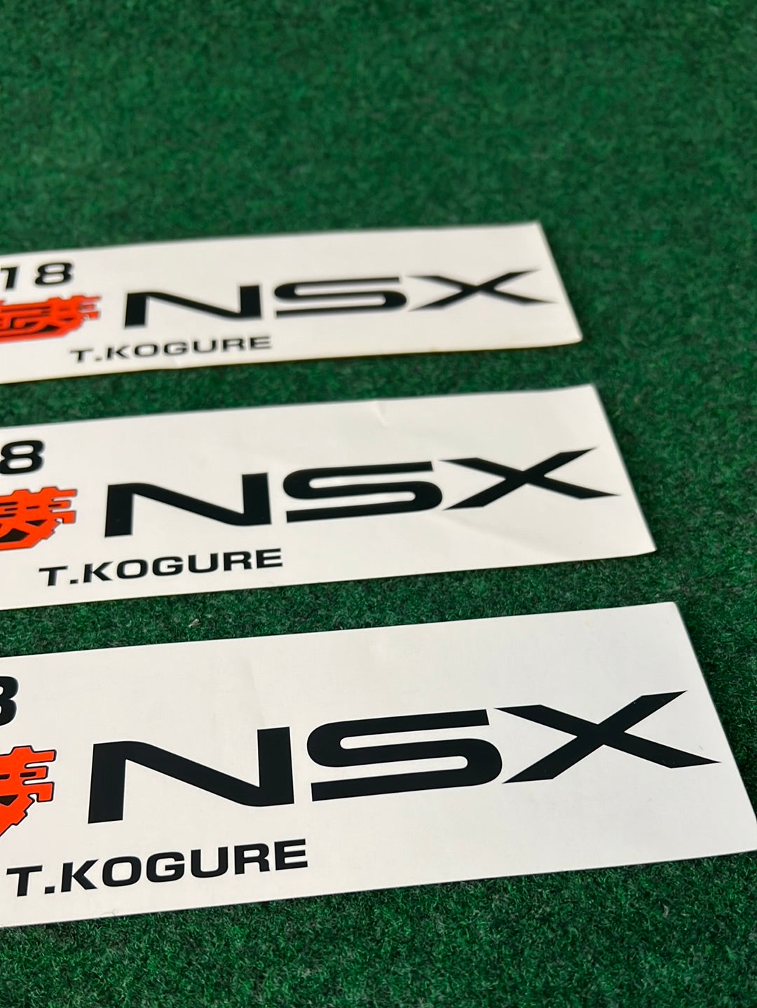 TAKATA DOME JGTC Honda NSX Sticker Set of 3