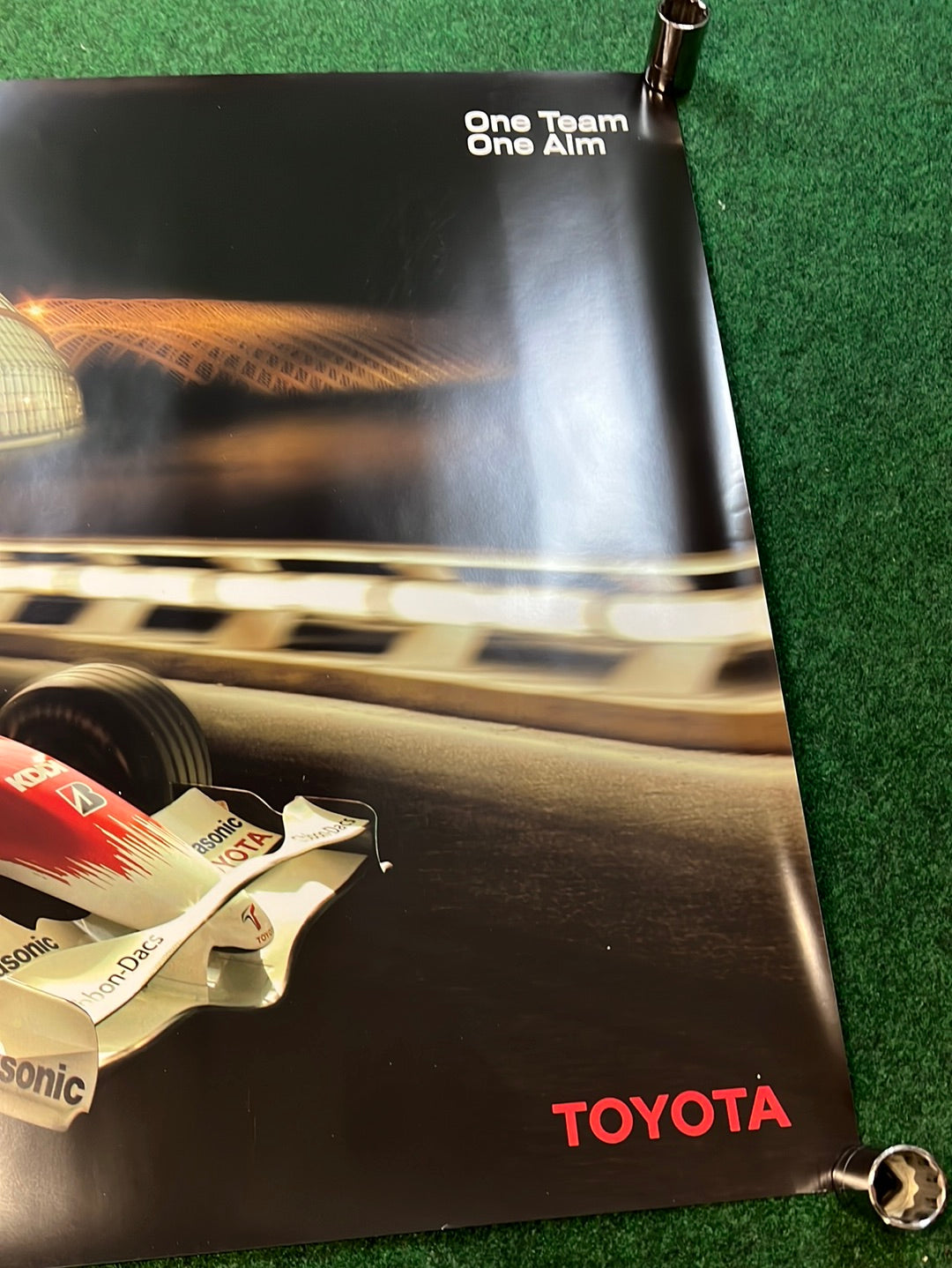 Toyota F1 - One Team One Aim Poster