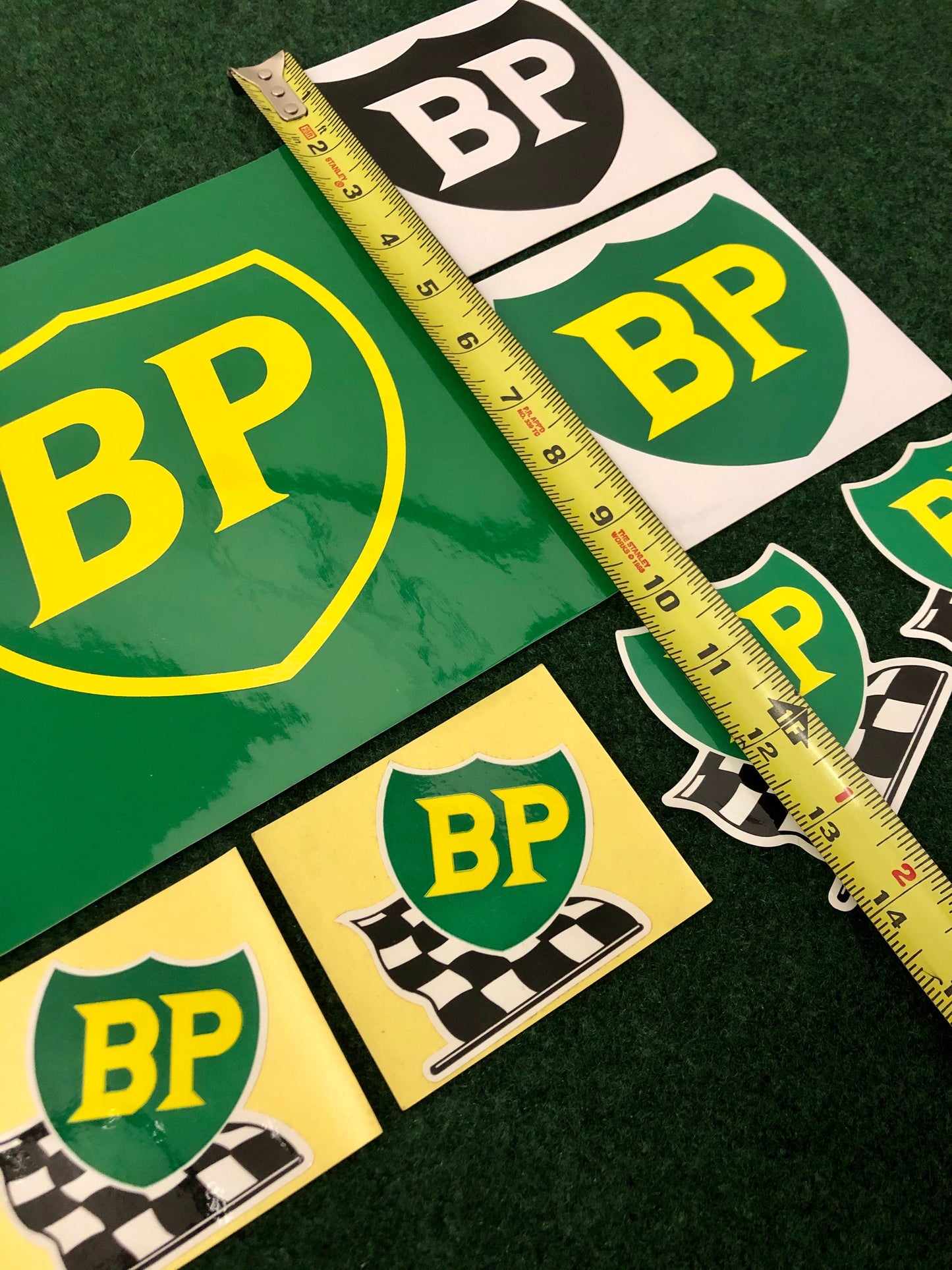 BP OIL Stickers - Set of 7
