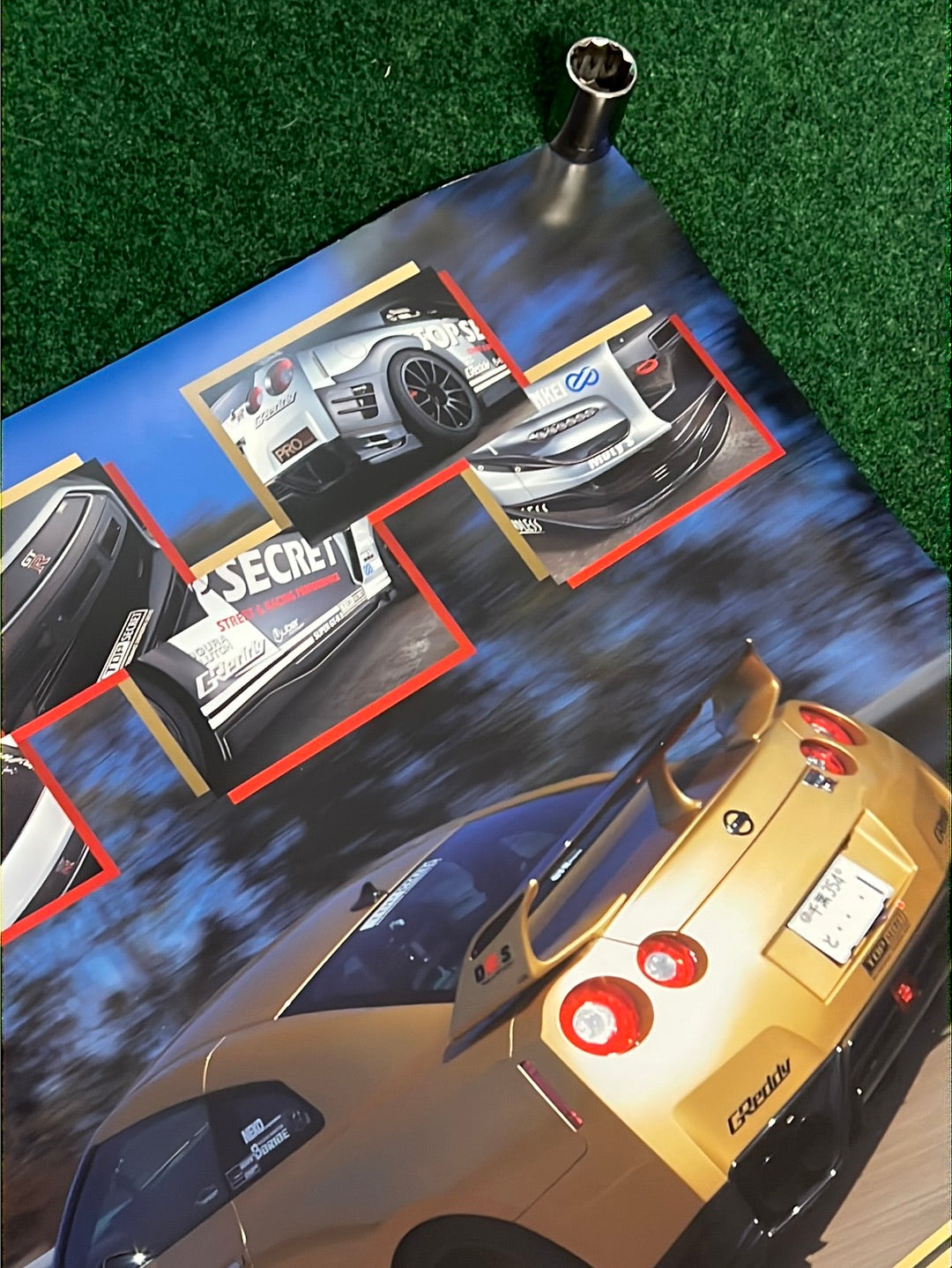 Nissan R35 GT-R Top Secret Double-sided Poster