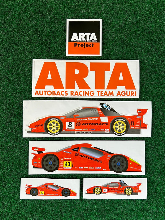 ARTA - Autobacs Racing Team Aguri Sticker Set of 6