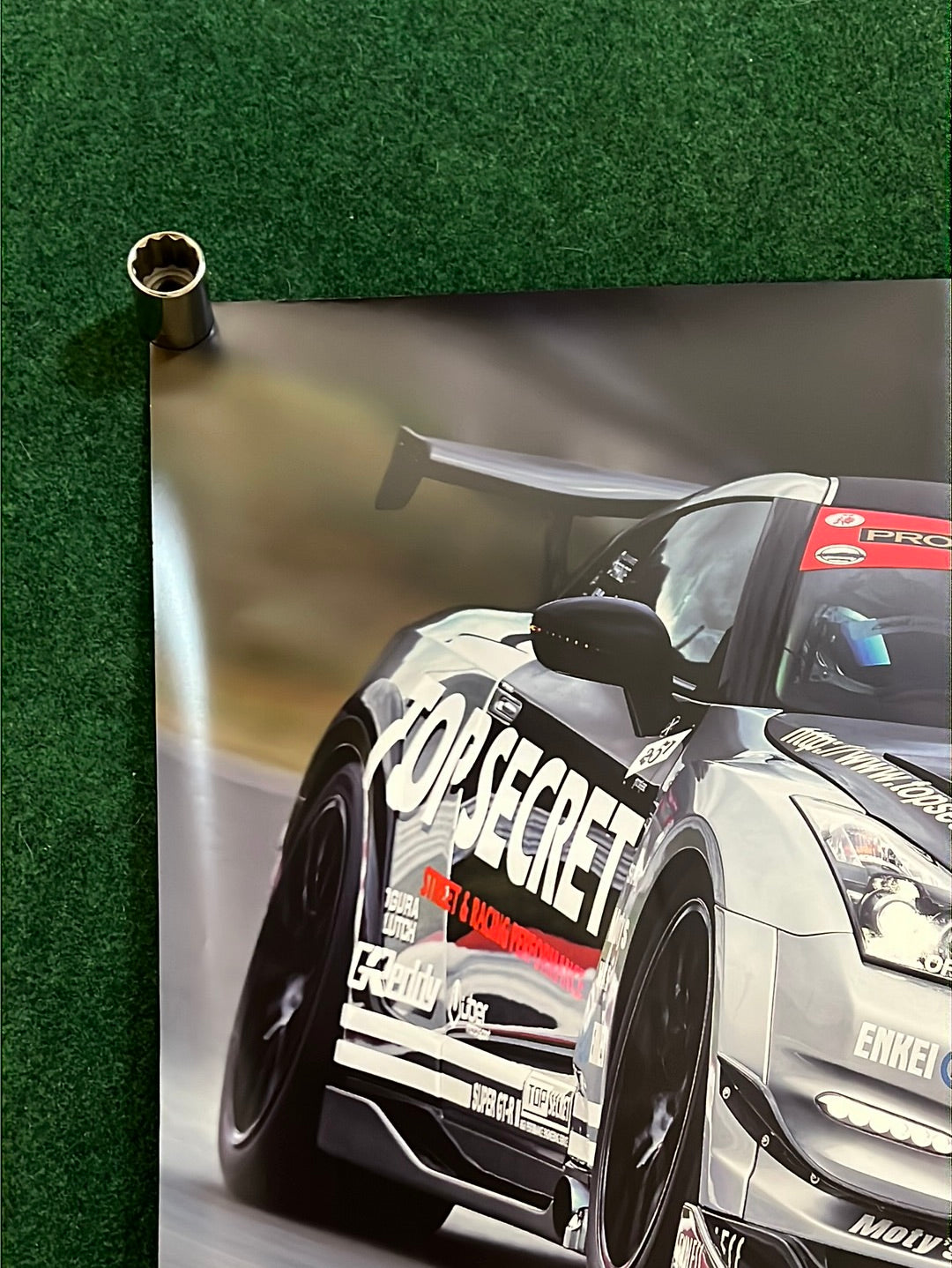 Nissan R35 GT-R Top Secret Double-sided Poster