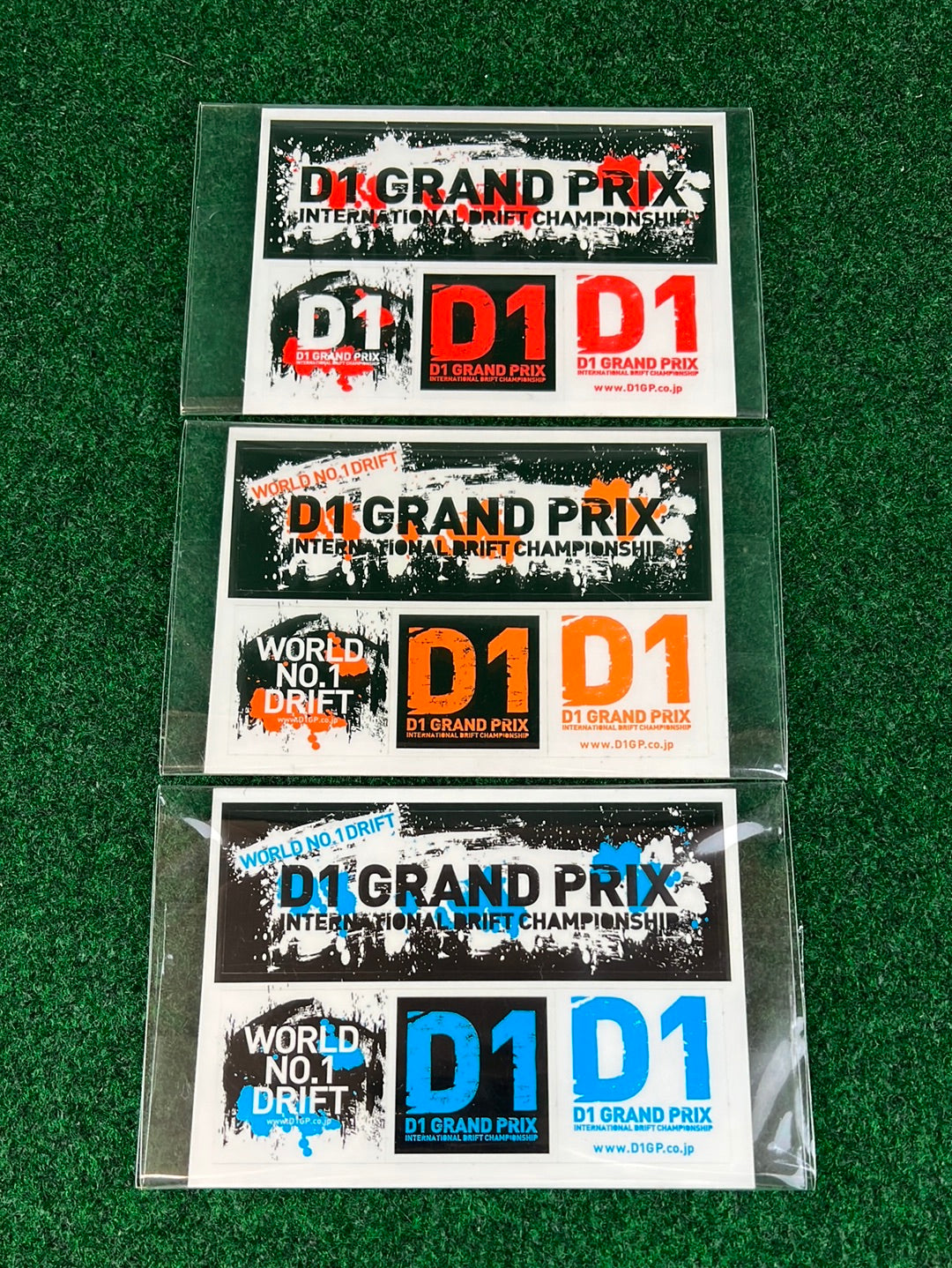 D1GP Sticker Sheet Set of 3