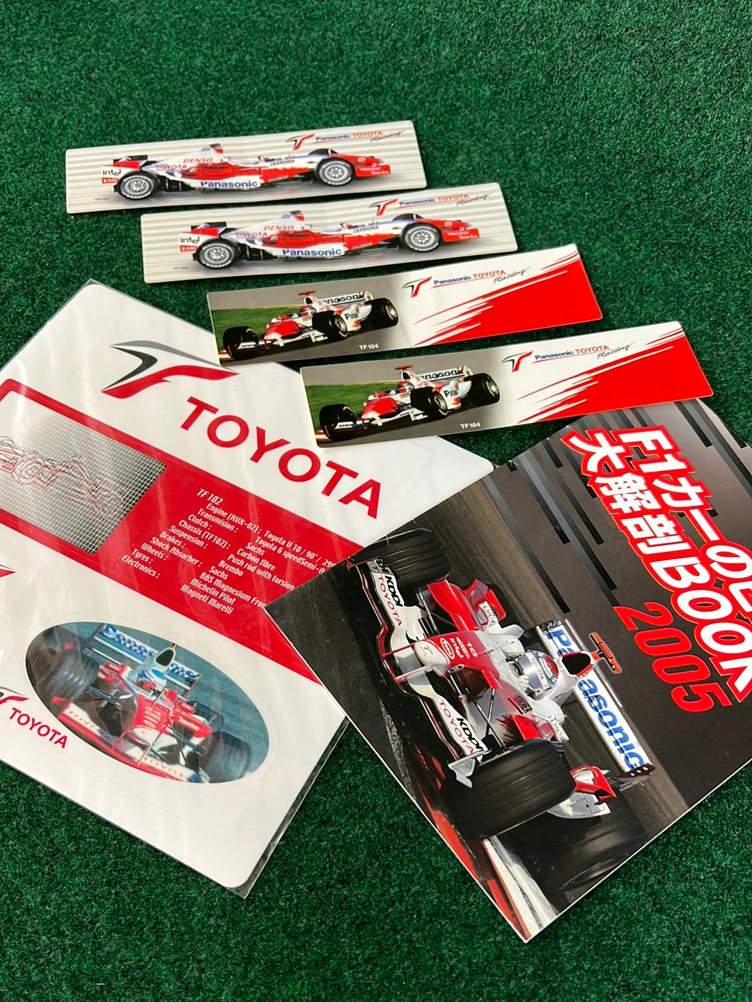 Toyota - Formula 1 Racing Sticker & Brochure Set