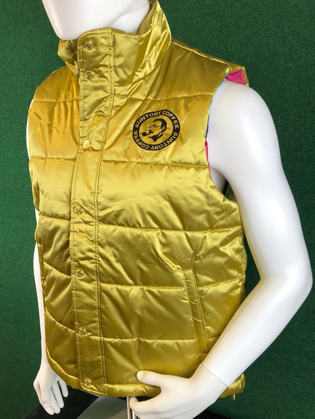 SUNTORY BOSS Coffee Gold/Rainbow Insulated Vest