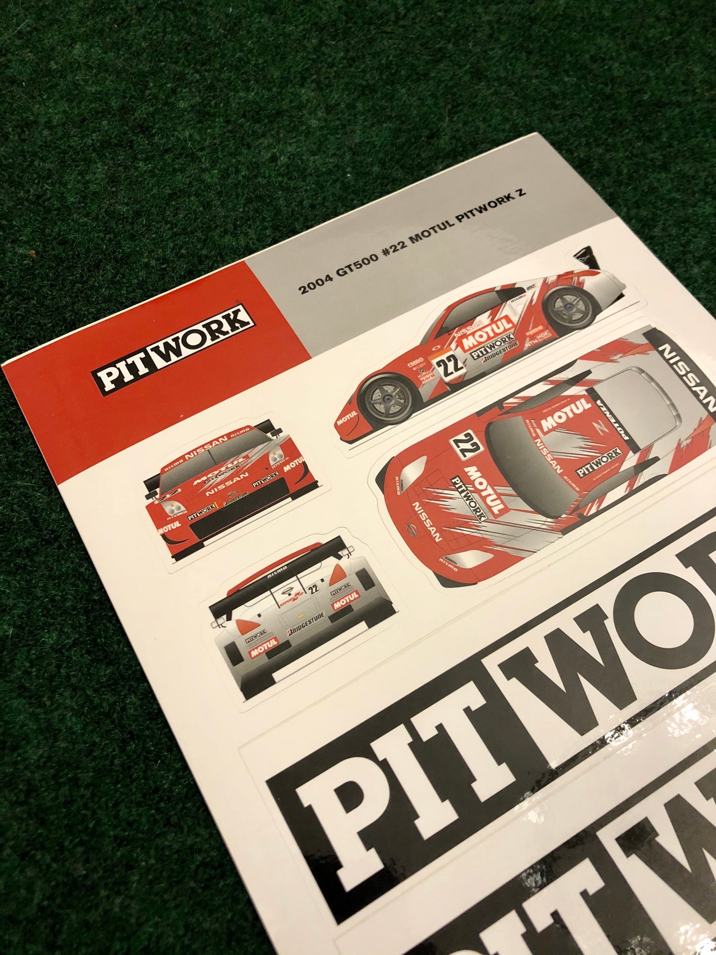 Nissan Fairlady Z JGTC Nismo Motul Pitwork Sticker Sheet
