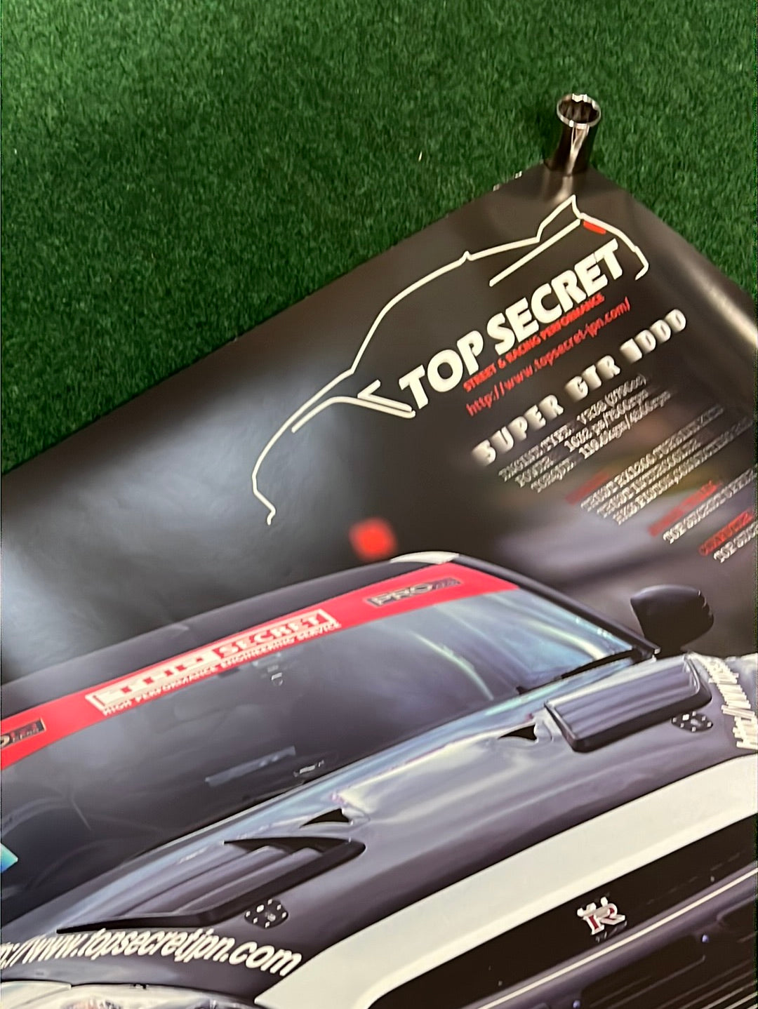 Nissan R35 GT-R Top Secret Double-sided Poster