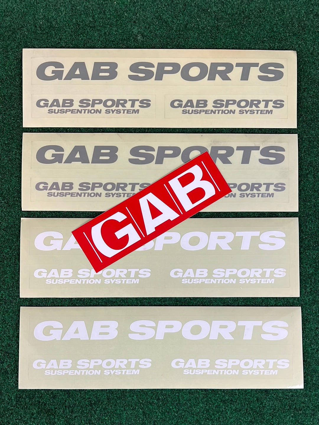 GAB SPORTS - Sticker Sheets & Logo Set
