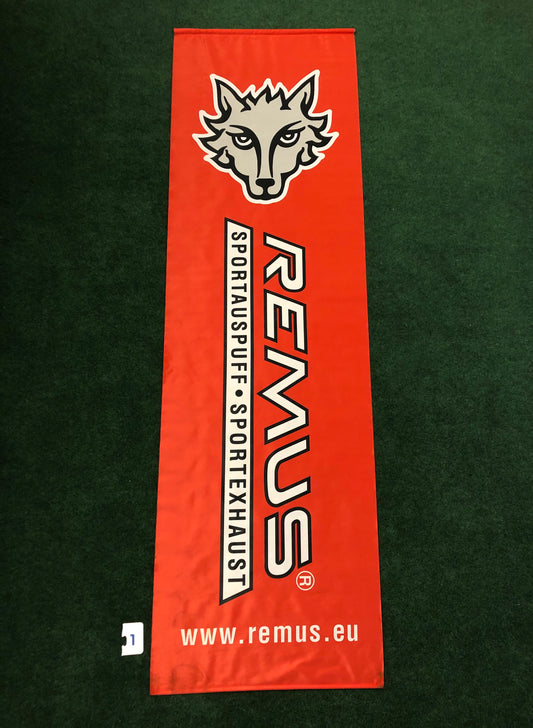 Remus Exhaust Vertical Style Nobori Banner