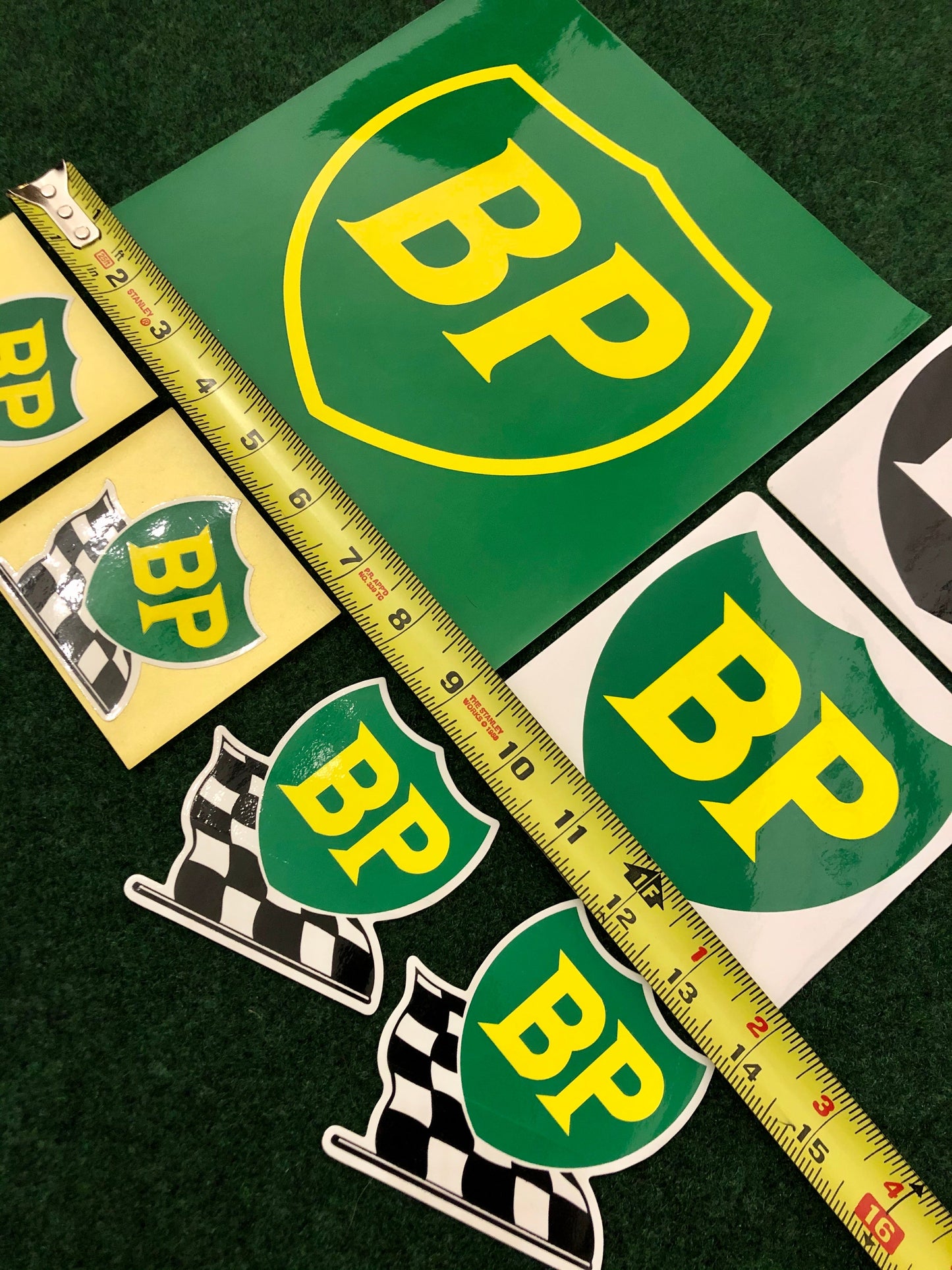 BP OIL Stickers - Set of 7