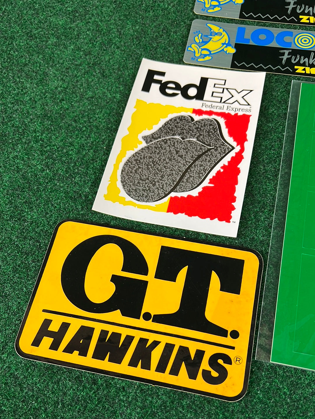 BP, FedEx, G.T. Hawkins, LocoBanana Sticker Set