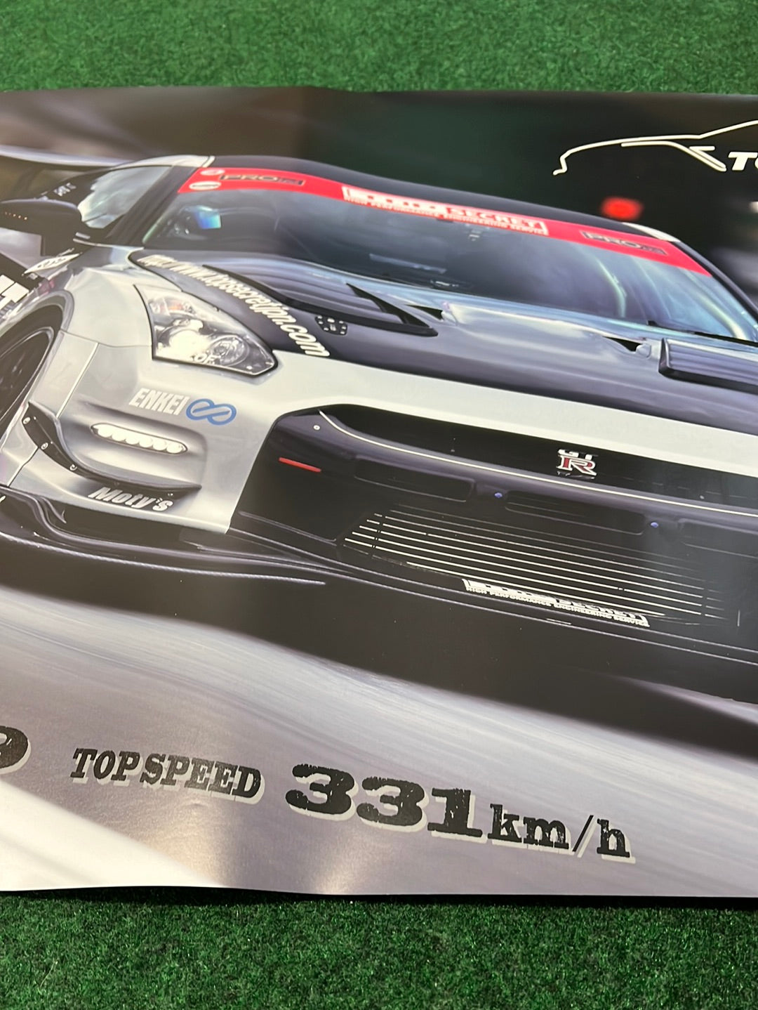 Nissan R35 GT-R Top Secret Double-sided Poster