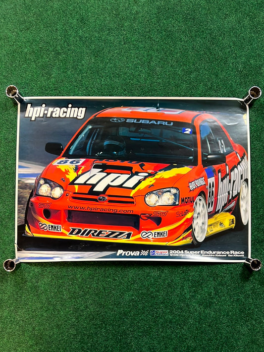 2004 Super Taikyu Prova hpi Racing Subaru Impreza WRX STI Poster