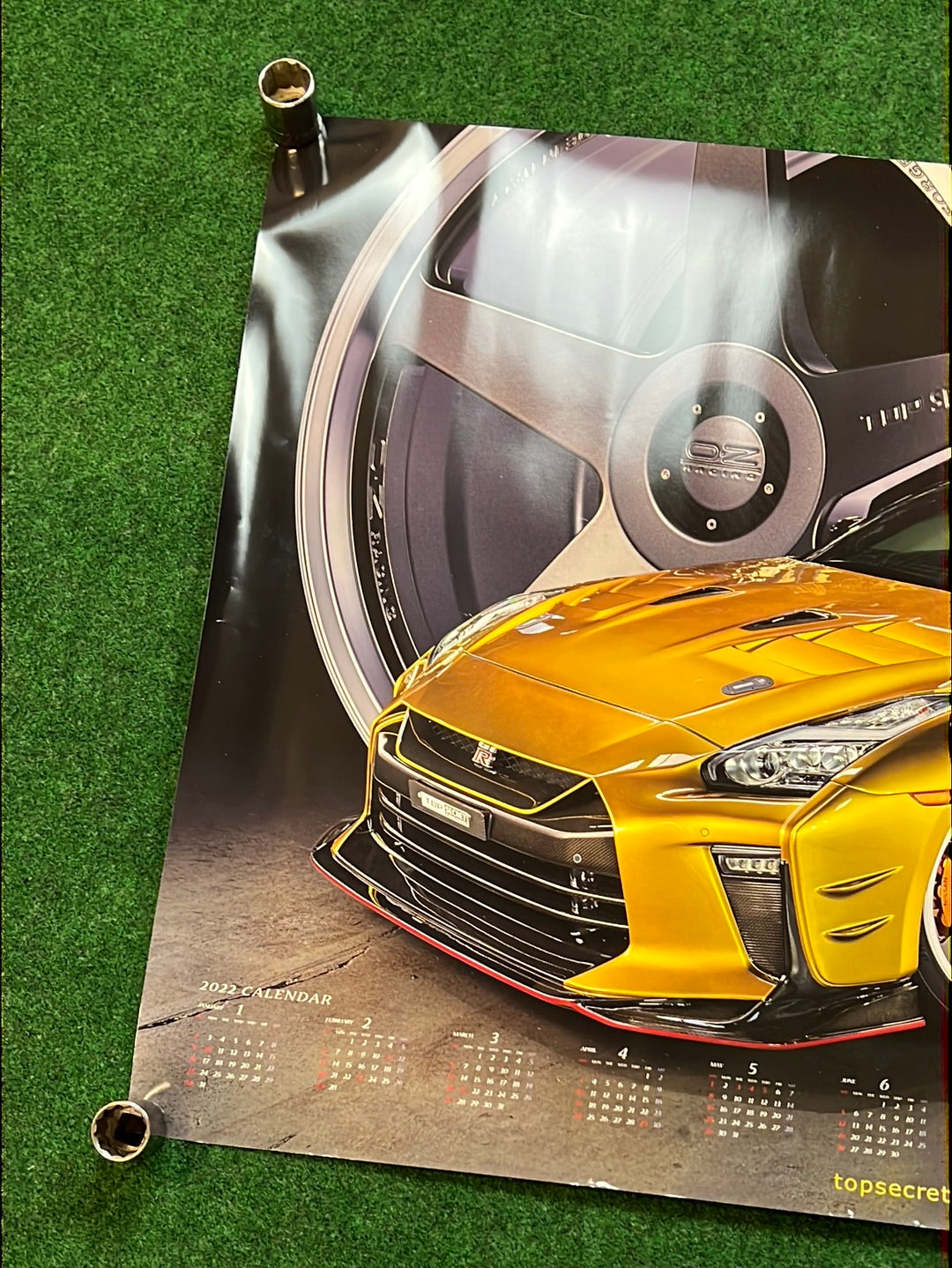 Top Secret - 2022 Nissan R35 GTR Dual Sided Calendar Poster