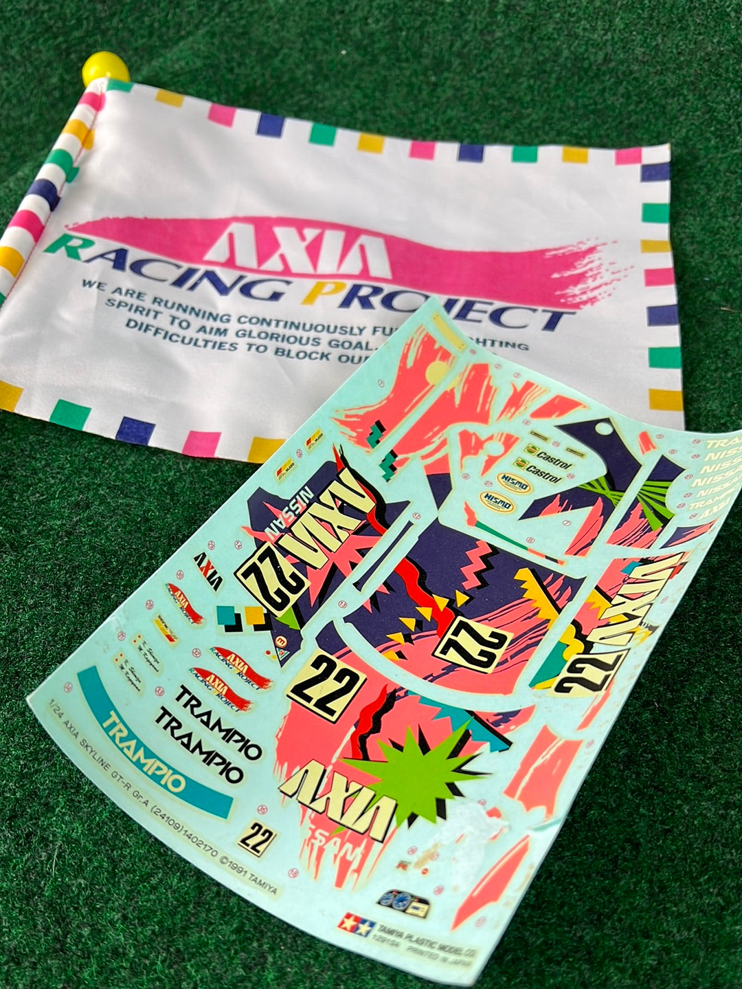 AXIA Racing Project - Nissan Skyline R32 GTR Group A Race Day Flag & M ...