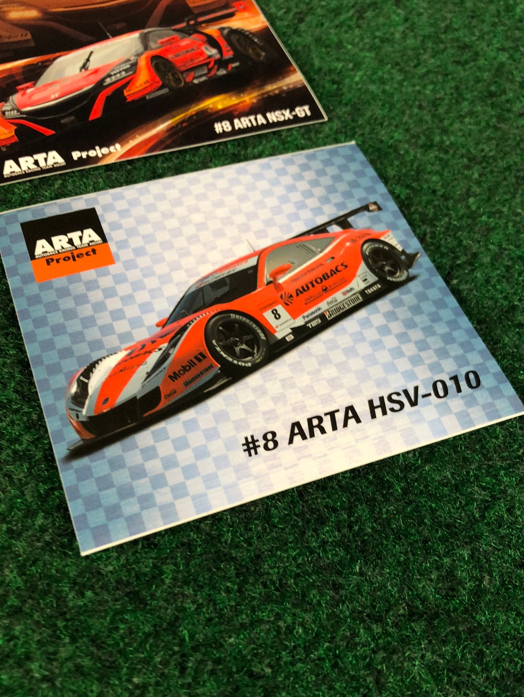 ARTA Project Autobacs - NSX and HVS-010 Square Sticker Set