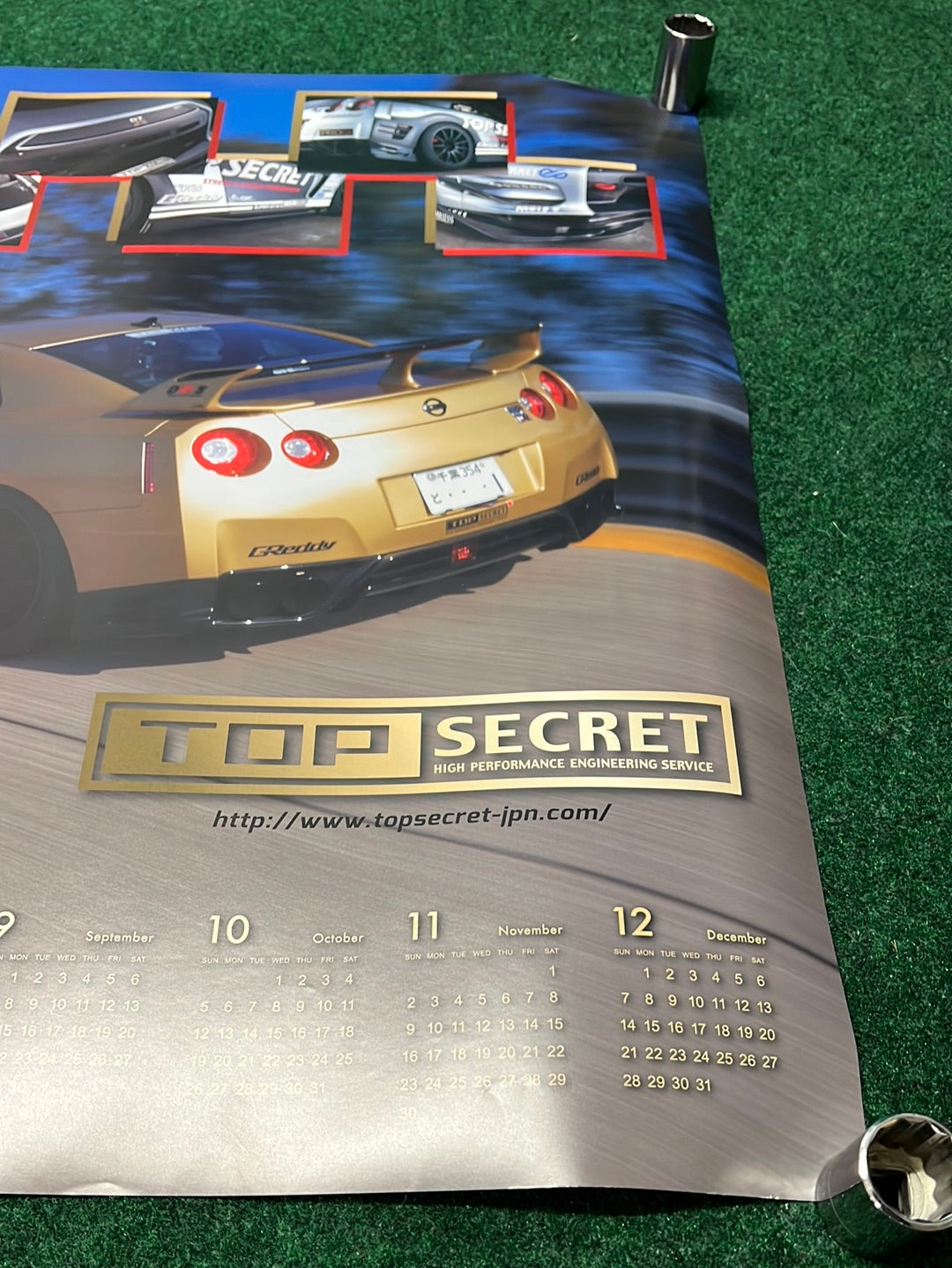 Nissan R35 GT-R Top Secret Double-sided Poster