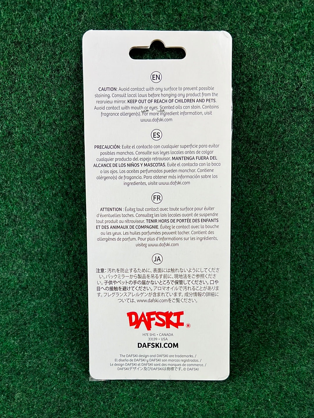 DAFSKI - UNITED STATES Hanging Air Freshener