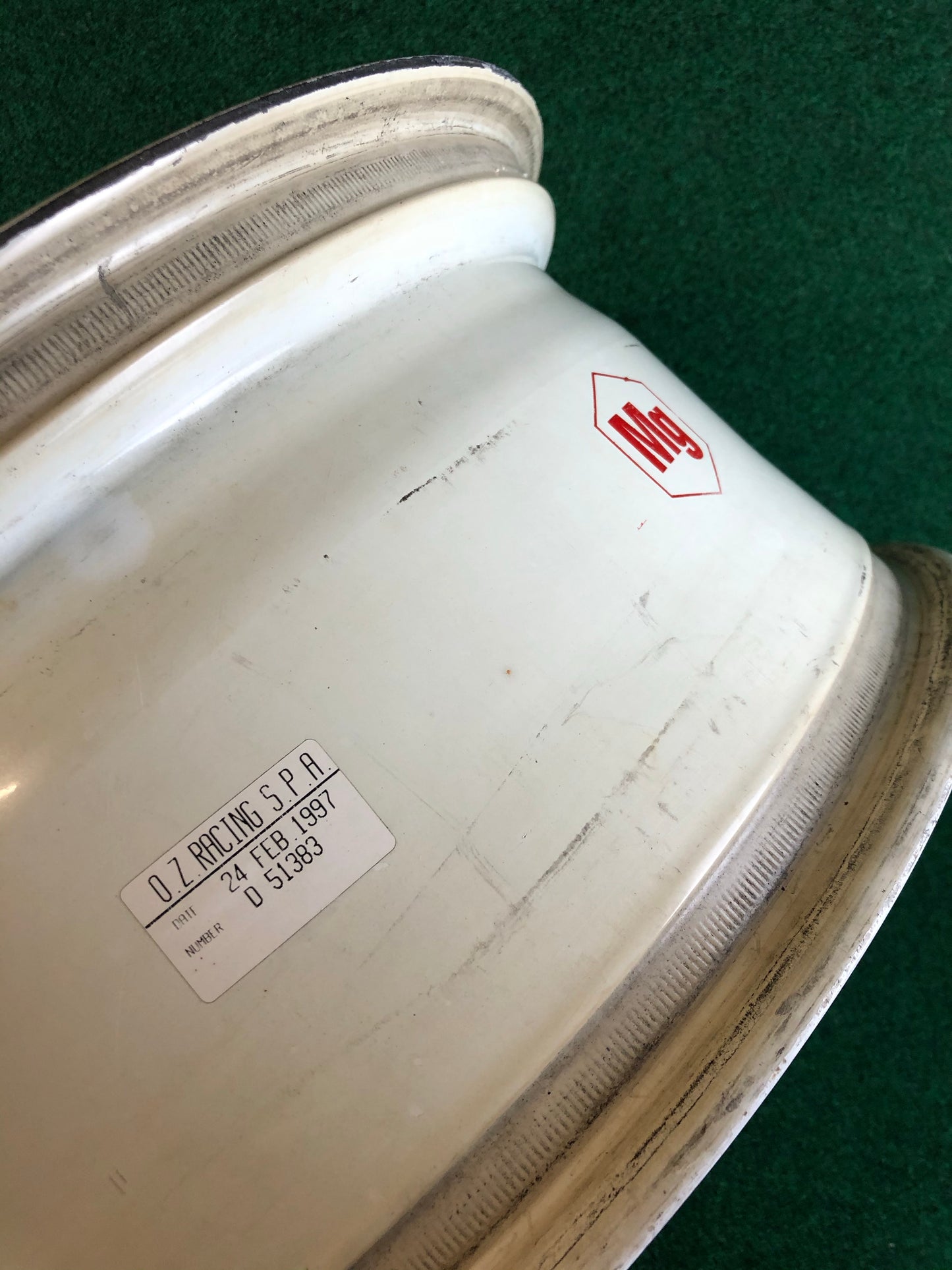 OZ RACING S.P.A Forged Magnesium 20 x 8.5 Center Lock Race Toyota Team Tom's JTCC Race Wheel