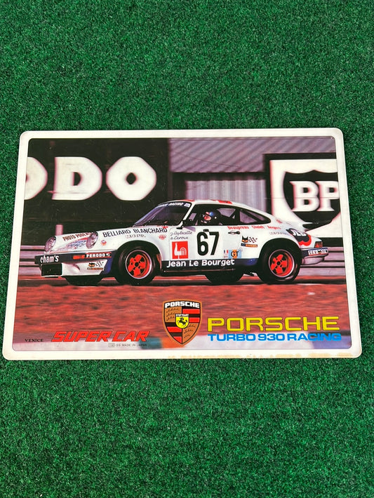 Porsche 930 Turbo “Super Car” Vintage Plastic Sign