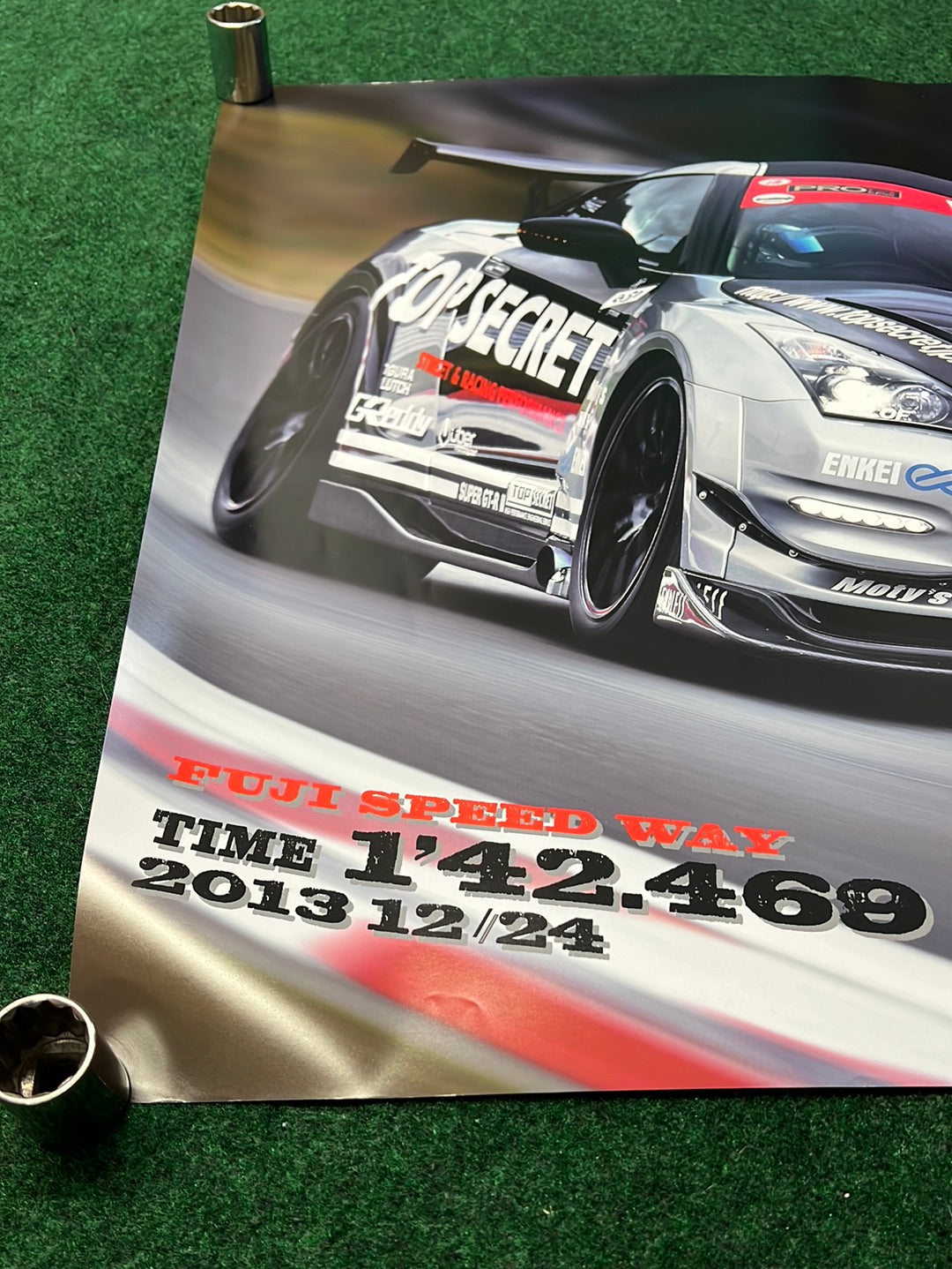 Nissan R35 GT-R Top Secret Double-sided Poster